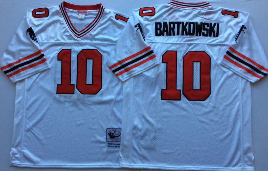NCAA Men Atlanta Falcons White 10 BARTKOWSKI